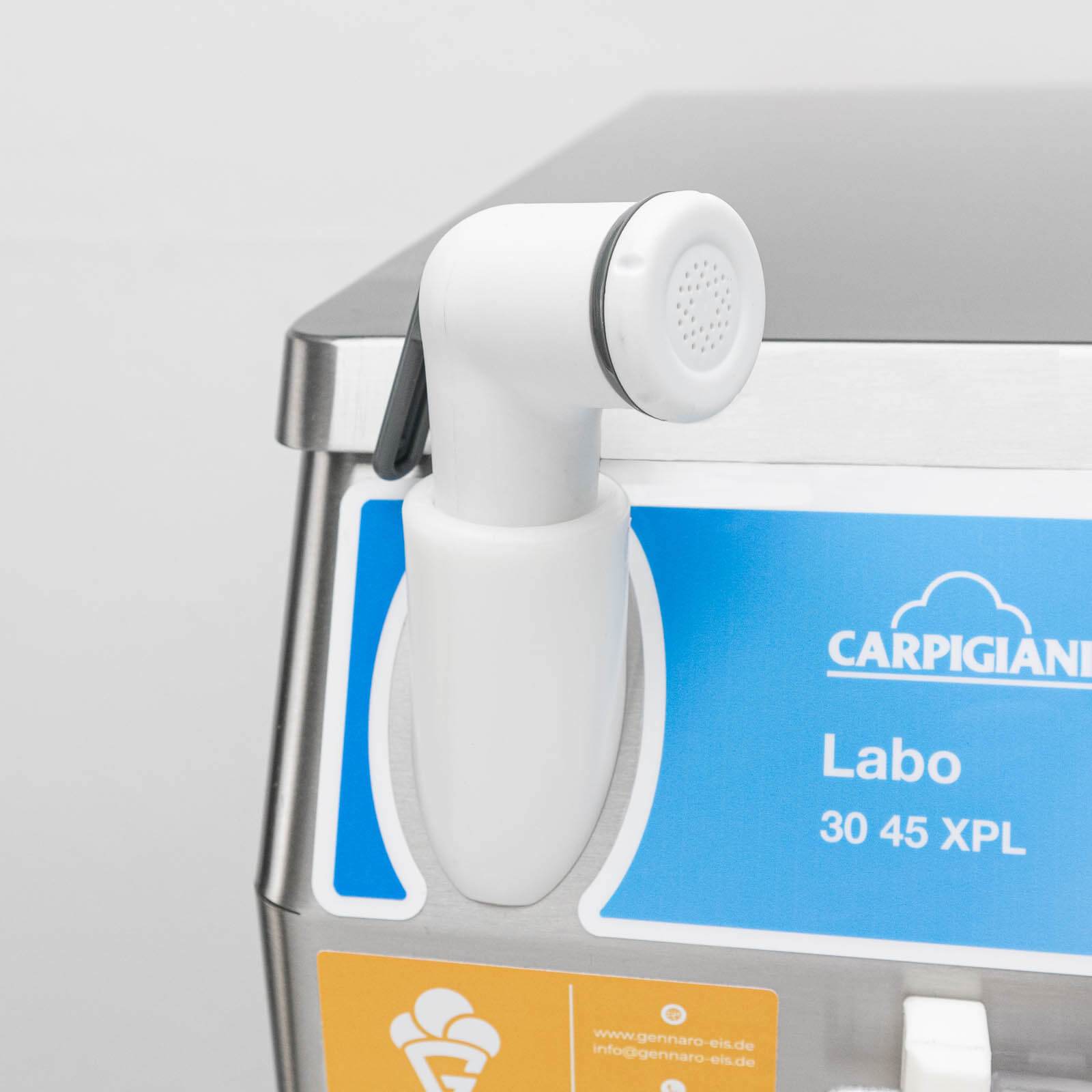 Eismaschine Carpigiani Labo 30 45 XPL gebraucht Handbrause